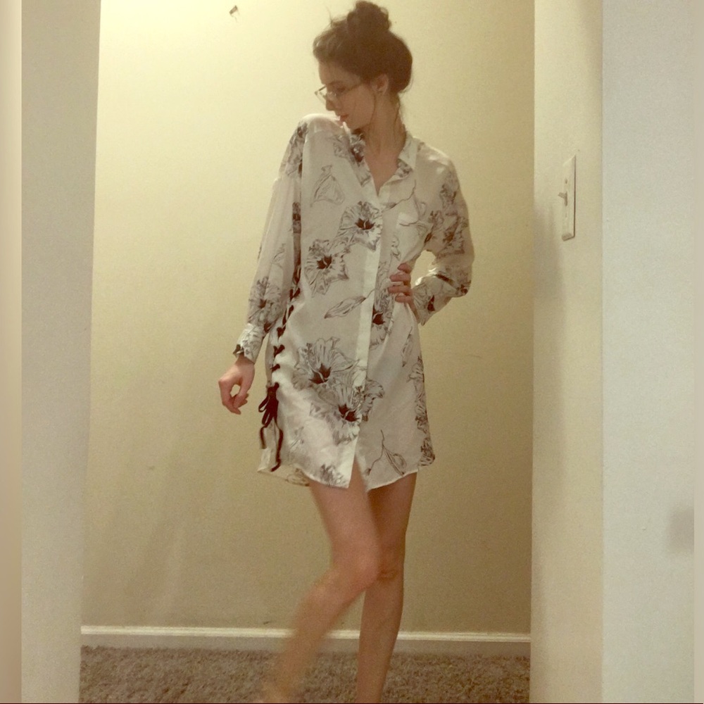 Zara Button Up Dress!